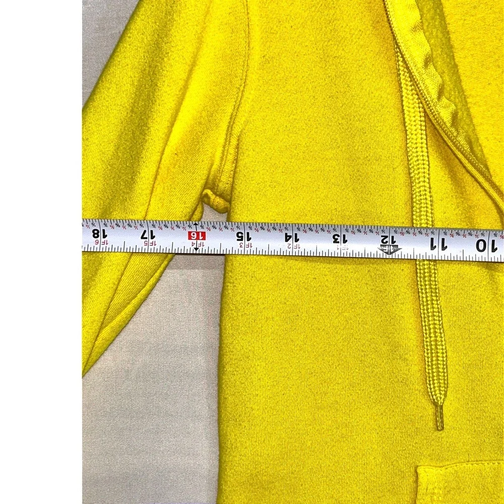 Pokemon Pikachu Full Zip Hoodie Ears Tail Cosplay Yellow Small